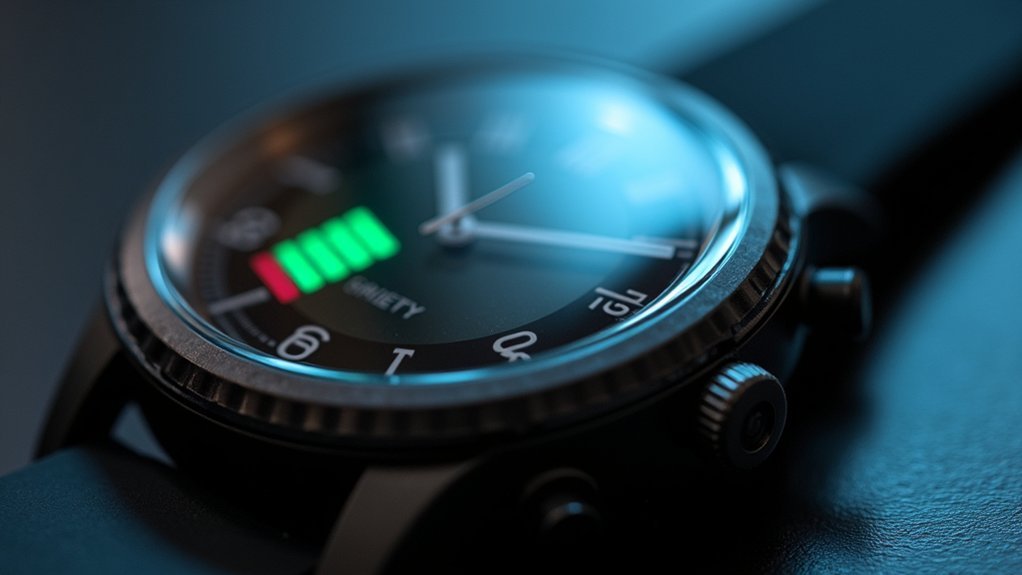 sport watch battery signals