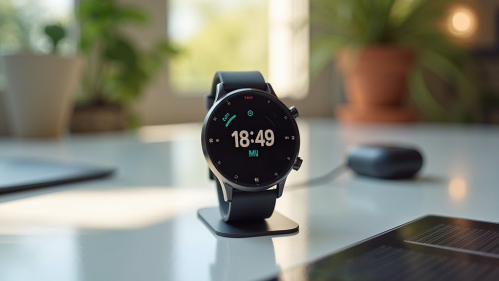battery efficient sport watch displays