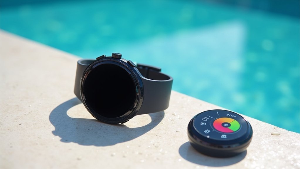 button protection during swimming