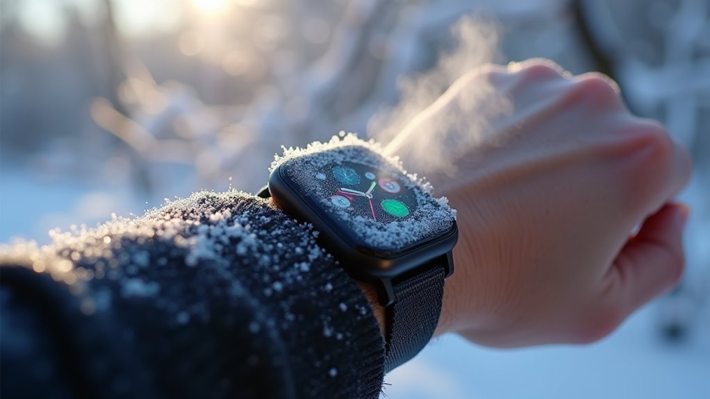 cold weather display challenges