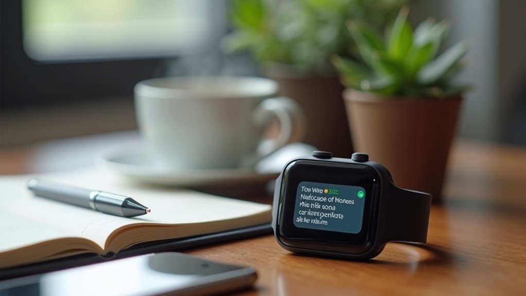 efficient smartwatch message responses