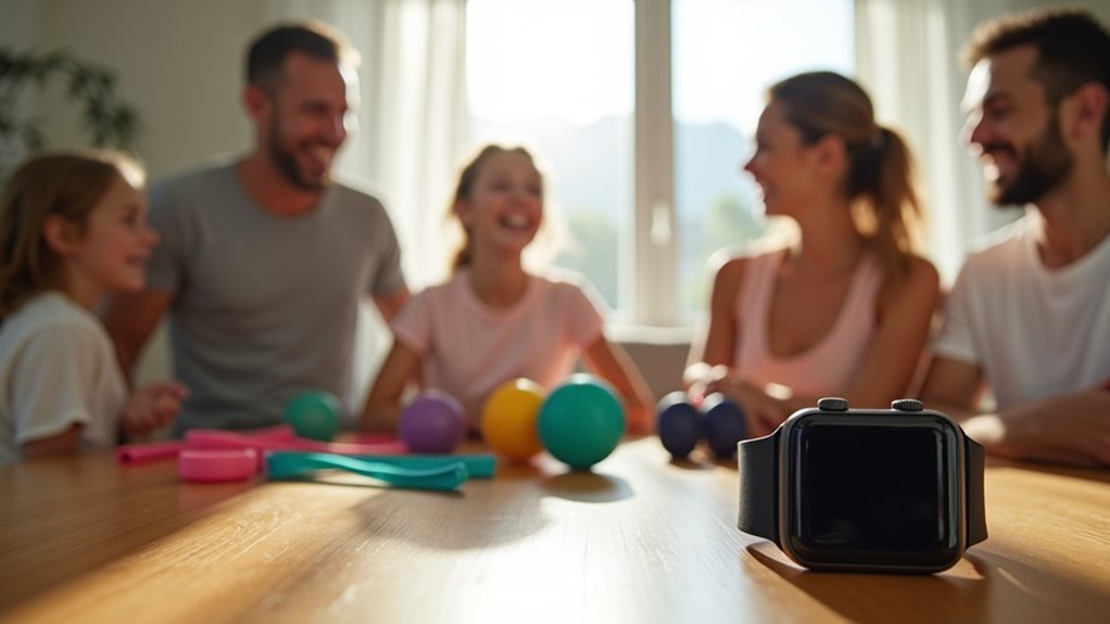 family fitness competition devices