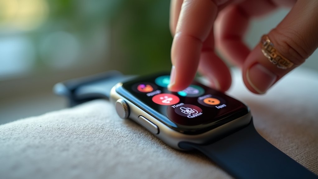 filtering texts smartwatch settings