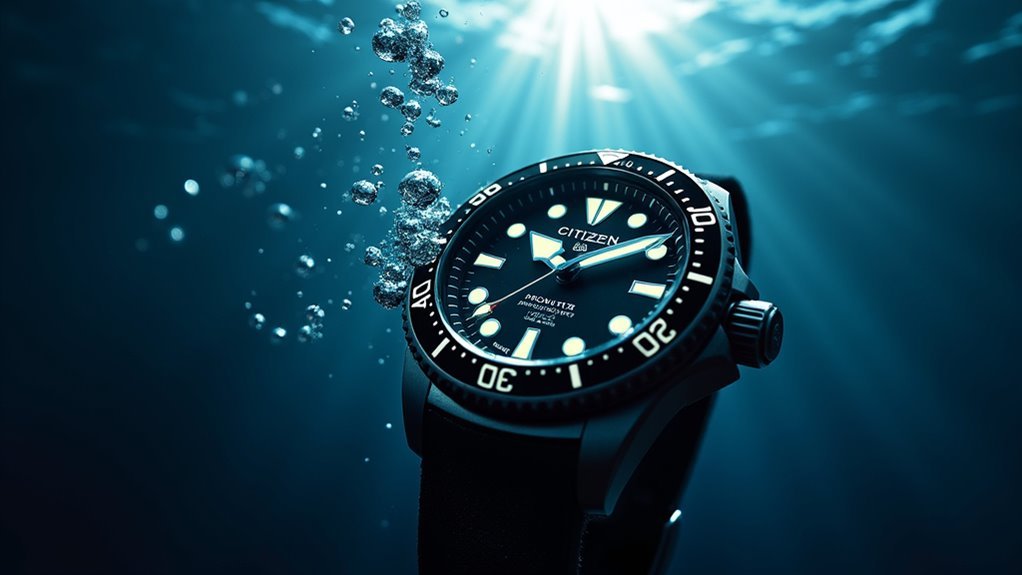 full lume dive watch features