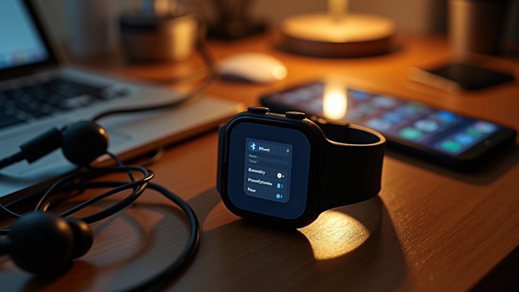 managing smartwatch device connections