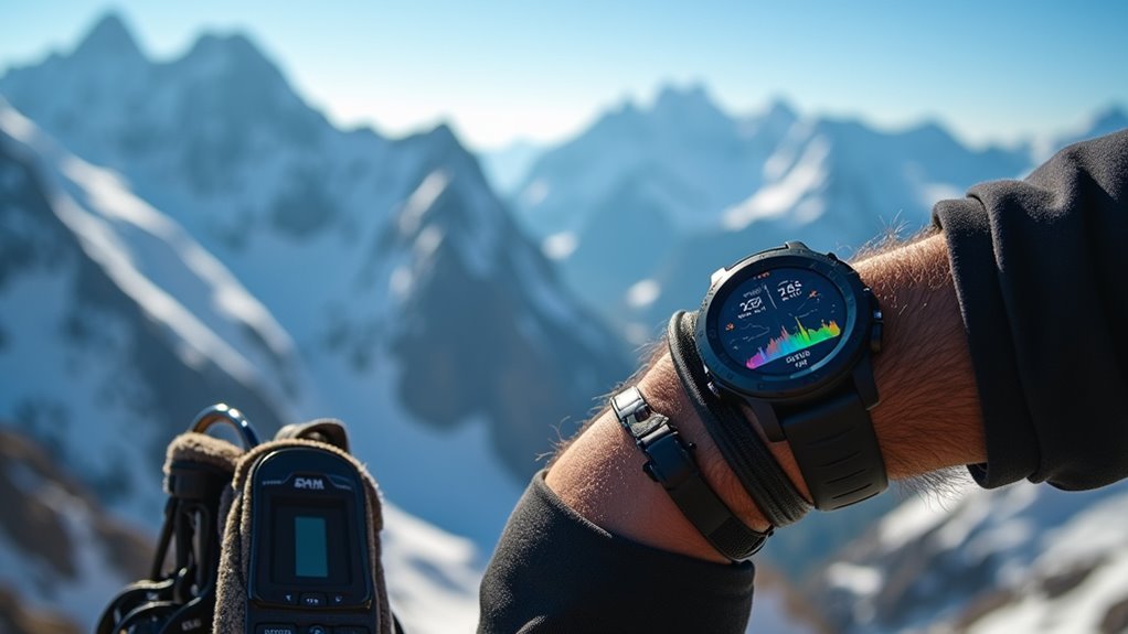mountaineering wearable summit tracking