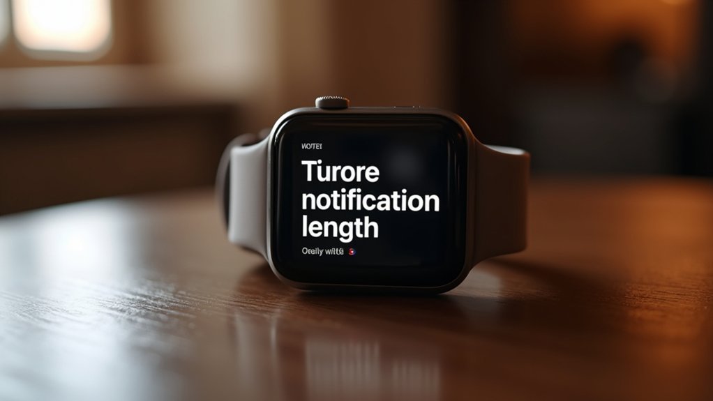 Ideal Notification Length for Smartwatch Displays