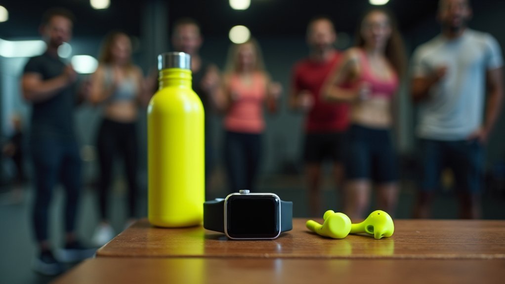 real time fitness achievement sharing