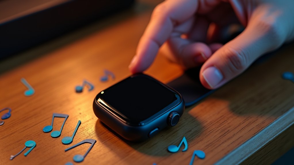 smartwatch music playback controls