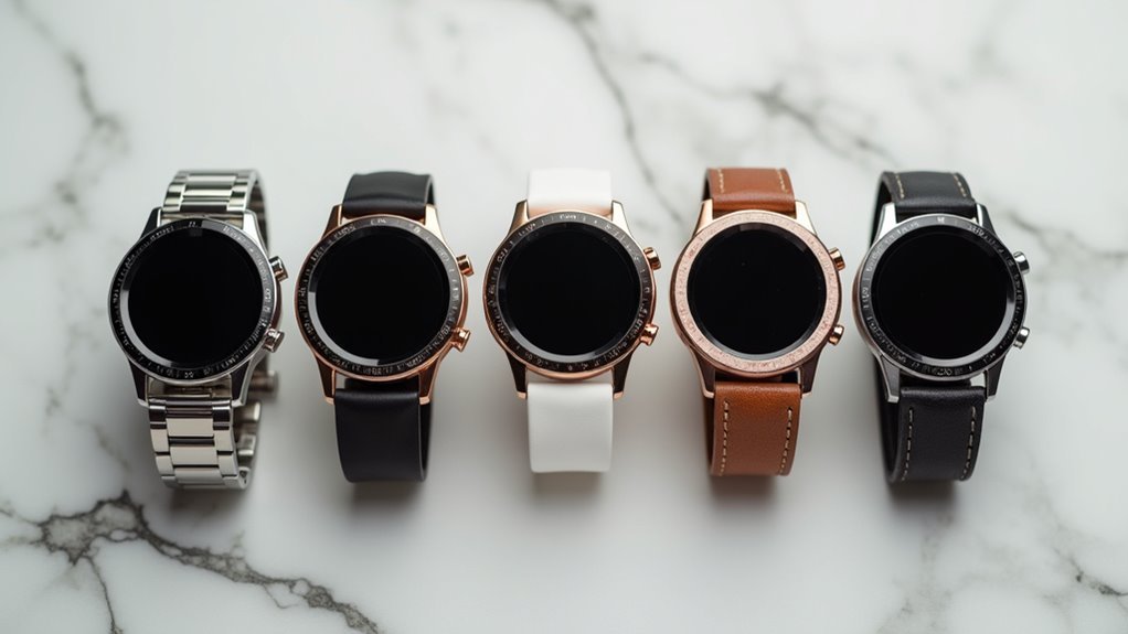 stylish smartwatch bezel materials